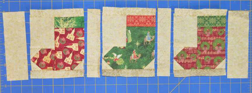 Inspired by Fabric: Silent Night Block Sampler: Day 4