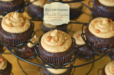 Guinness Chocolate Cupcakes by The Sweet Chick