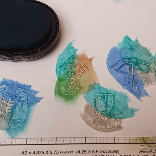 The Efficient Crafter Embossed Ink Resist