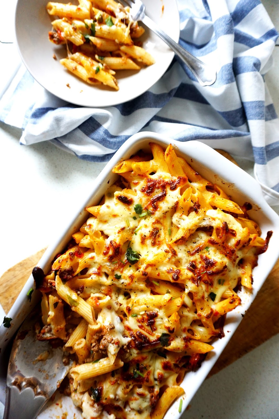 Cheesy Pasta Casserole | Pasta Bake | Hungry for Goodies