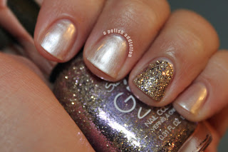 glitter stamping nail cheetah imported bubbly addiction polish added