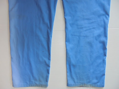 後身頃 膝裏～裾