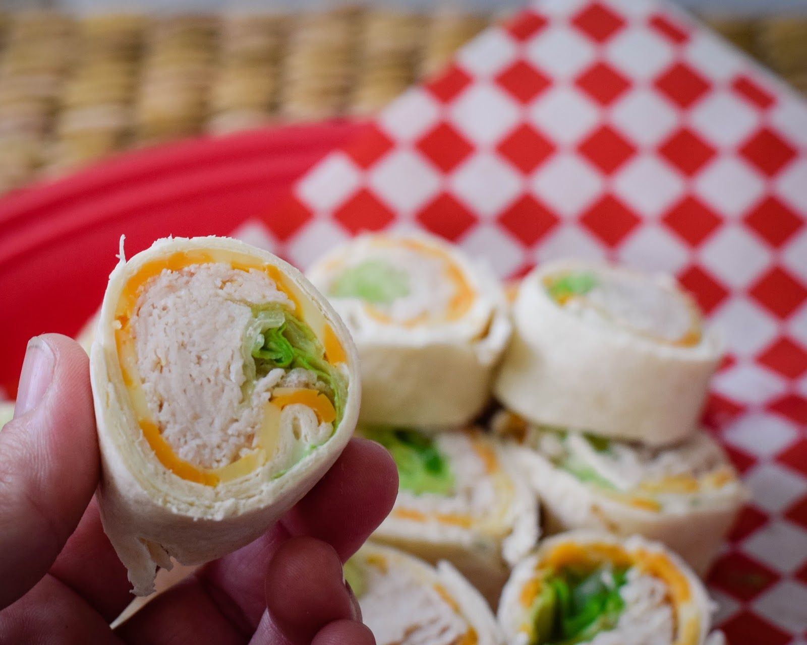 The Backroad Life Turkey, Onion and Chive Pinwheels