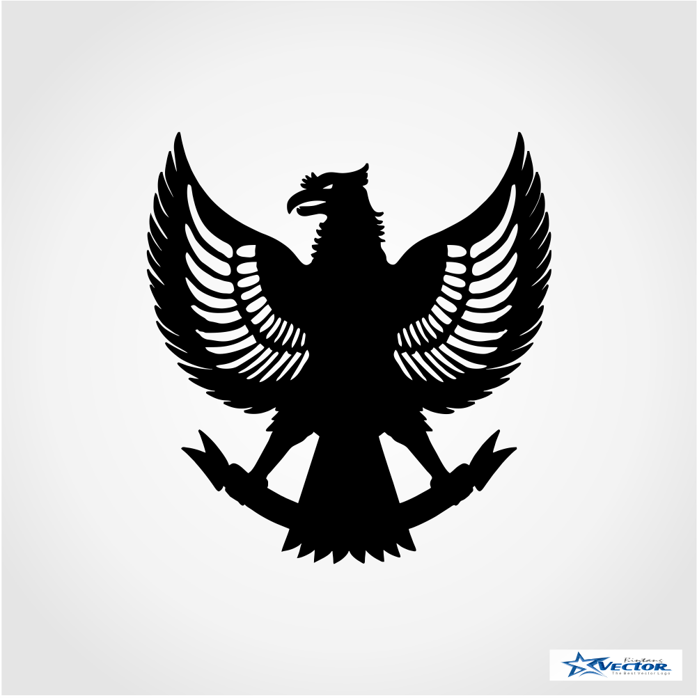 Gambar Garuda Pancasila Silhouette Logo Vector Cdr Bintang Gambar Di