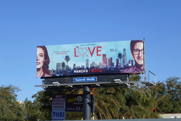 Love season 3 billboard Melrose Avenue Love season 3 billboard