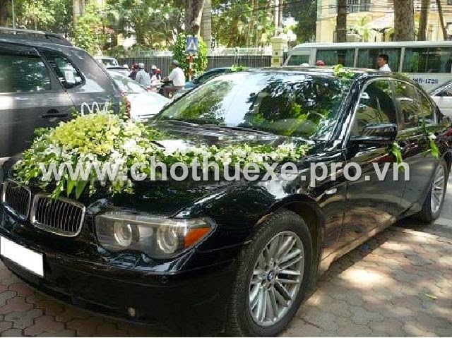Cho thuê xe cưới VIP BMW 745i giá tốt tại Hà Nội