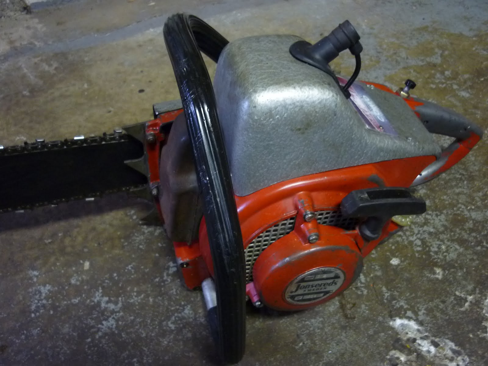 VINTAGE CHAINSAW COLLECTION: JONSERED RACKET XF. jonsered fuel filter 