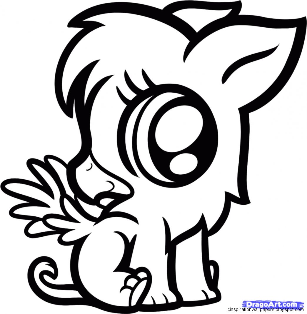 Dragoart Cute Baby Animal Coloring Pages