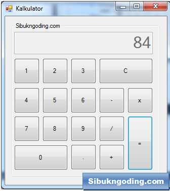 Membuat Aplikasi Kalkulator Dengan Bahasa Pemrograman VB.net