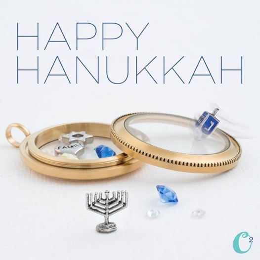 Happy Hanukkah Origami Owl Living Locket | Create yours today at StoriedCharms.com
