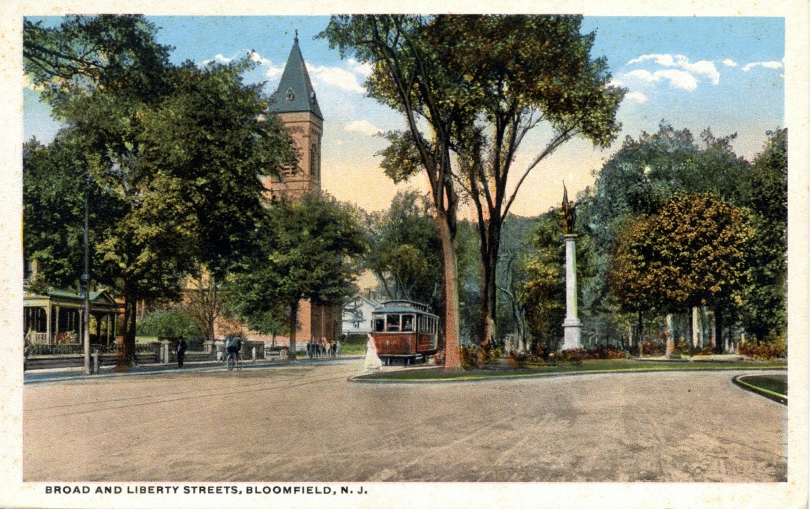 Lock 15 East: Rare Bloomfield Center Postcard c. 1920
