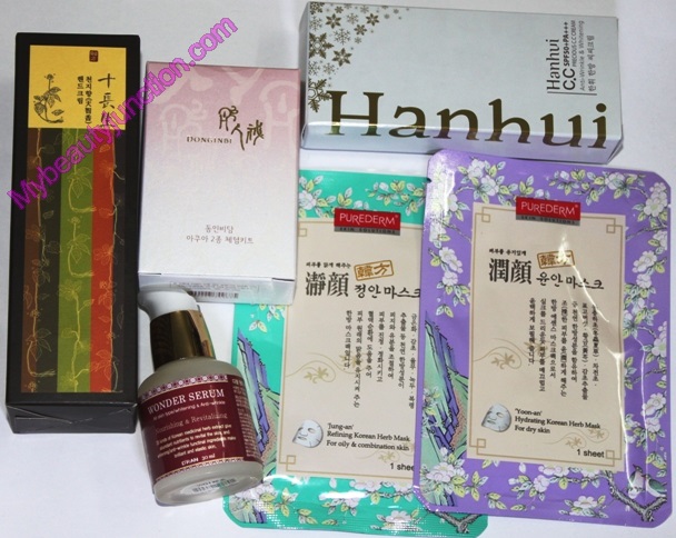 Memebox Oriental Medicine Beauty box review, unboxing, photos