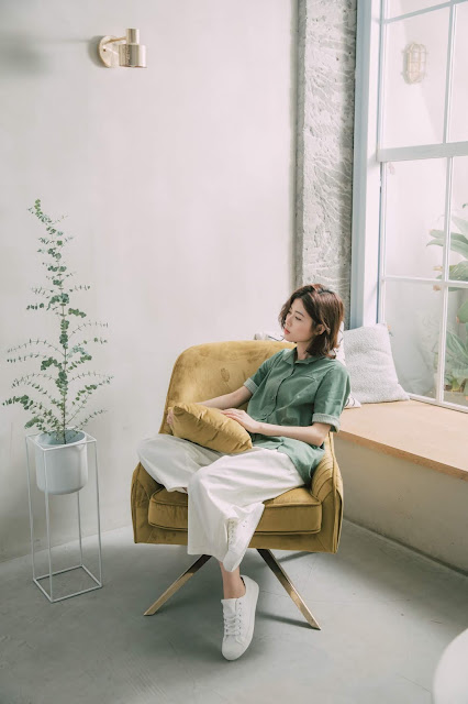 林間湖畔短袖襯衫-森徑