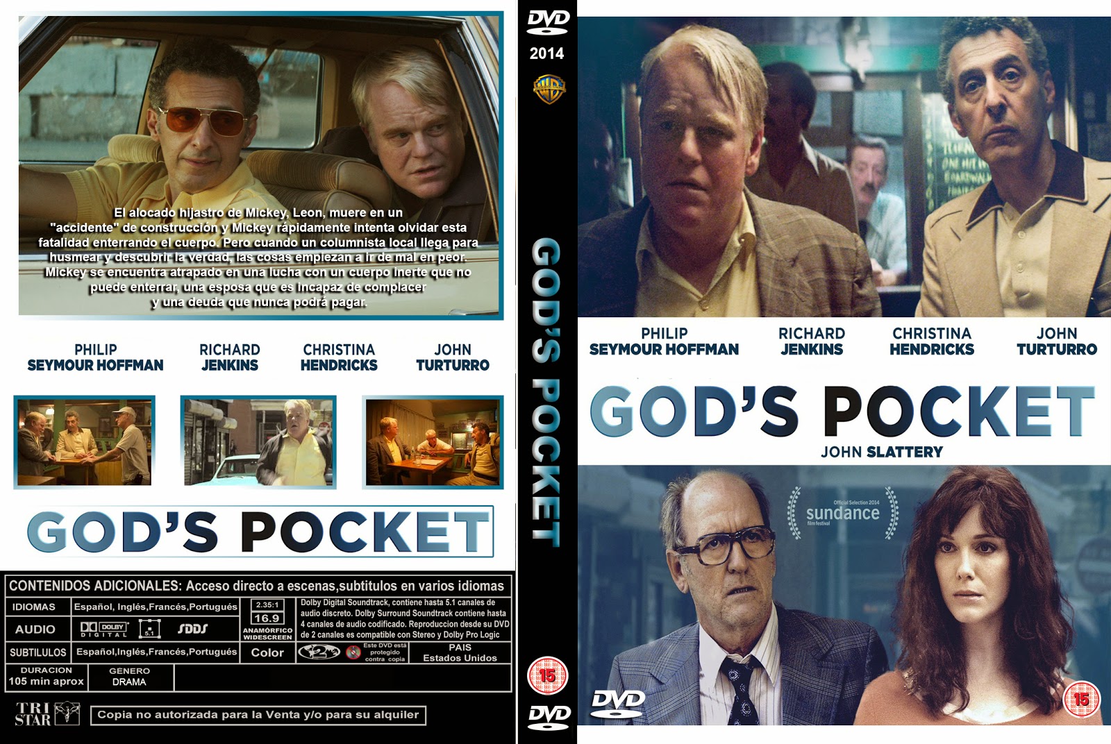 PB DVD Cover / Caratula FREE GOD'S POCKET DVD COVER 2014 ESPAÑOL (*)