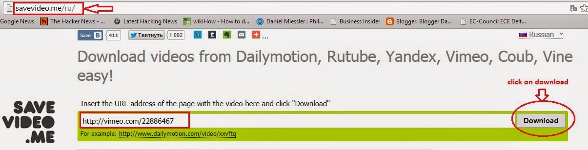 download rutube videos