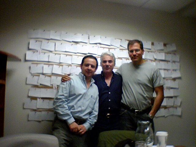 Con Productor Mexicano Federico Gonzalez Compean y Director Roberto Schneider