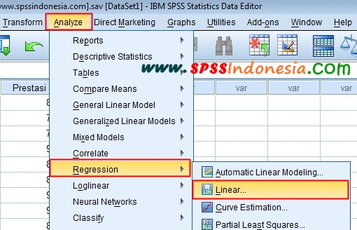 Cara uji normalitas p plot dengan spss