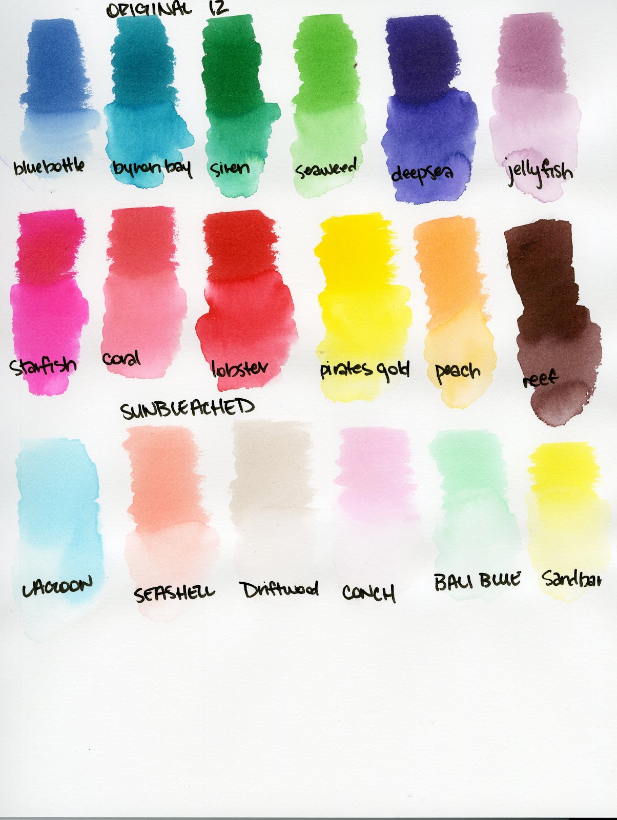 Mermaid Markers | Original 12 set | Vivid & bright inks