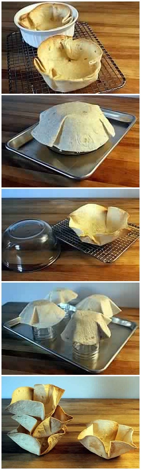 How to Make Tortilla Bowls & Cups