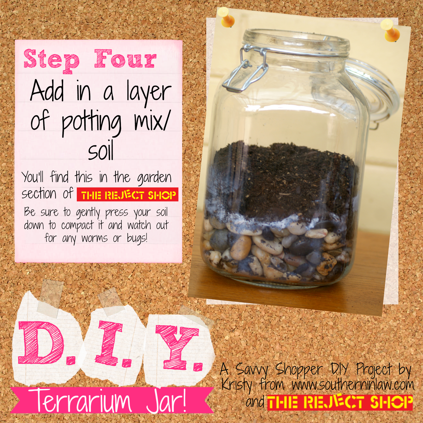 How to Make a Terrarium Jar on a Budget - Simple Weekend Projects - Dollar Store Craft Projects for Kids