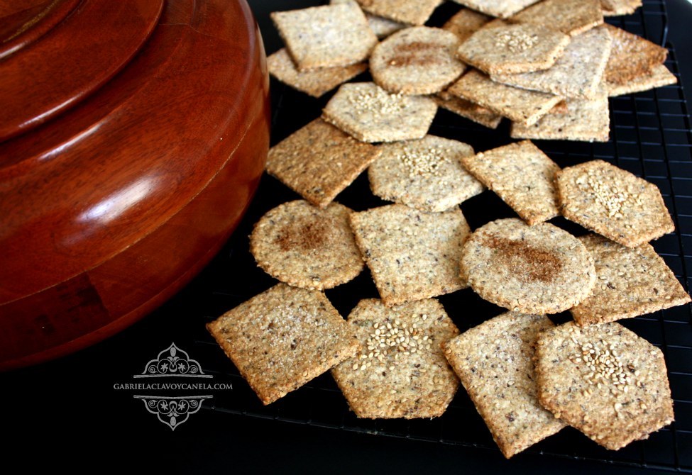 Galletitas crackers de semillas