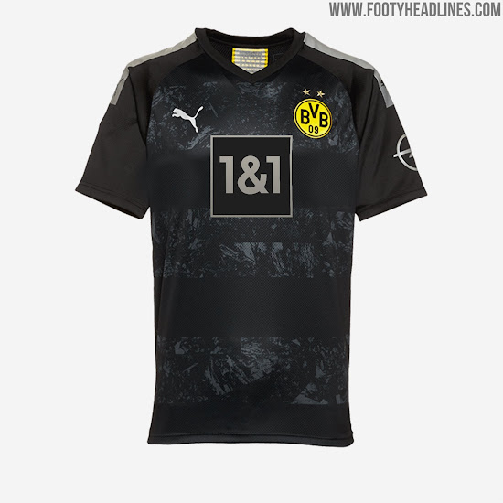 New BVB (Bundesliga-Only) Kit Sponsor - Here's How the 1&1' Logo Could ...