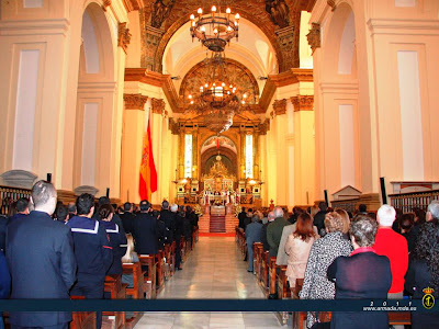 Funeral de la Armada en el Panteón de Marinos Ilustres por los Infantes de Marina fallecidos en Hoyo de Manzanares.