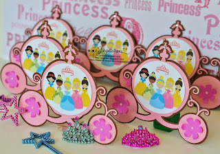 Disney Princess Birthday Invitations Cinderella, Snow White, Belle, Sleeping Beauty and Princess Tiana