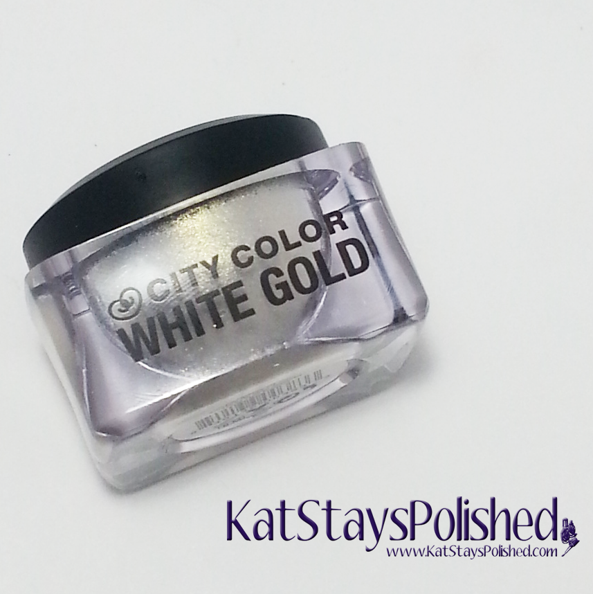 April 2014 Ipsy Bag - City Color Mousse Eye Shadow - White Gold | Kat Stays Polished