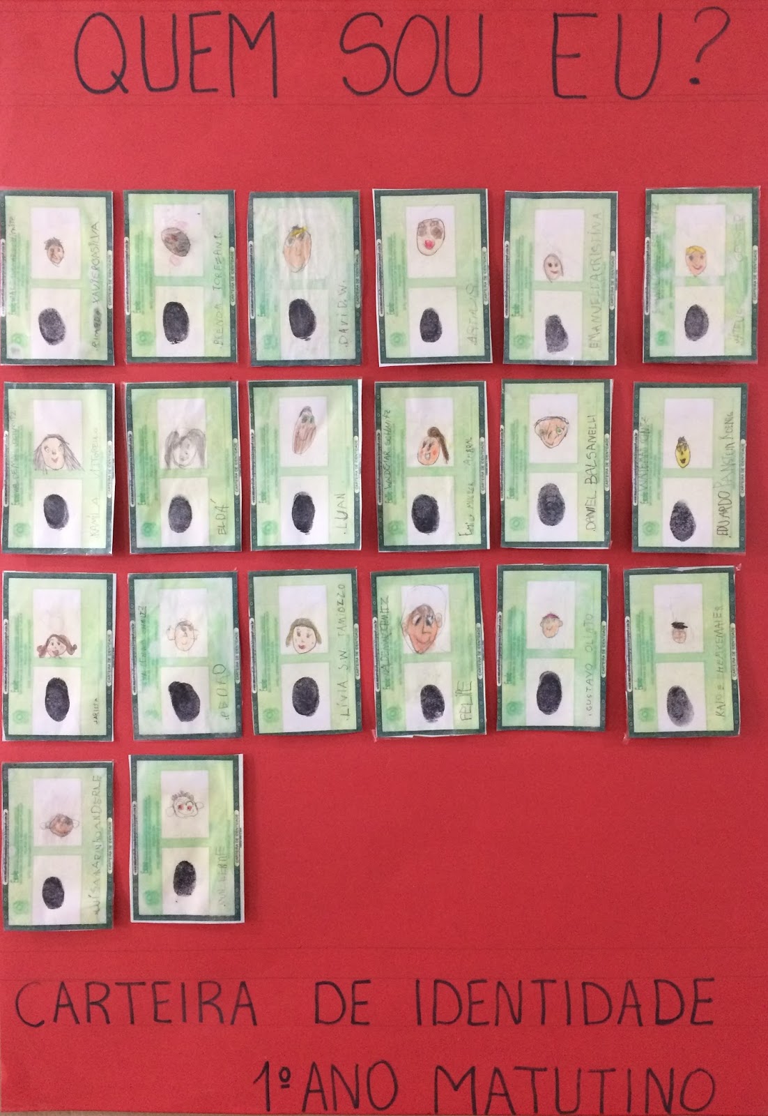 EMEB Waldemar Schmitz: Identidade - 1º ano