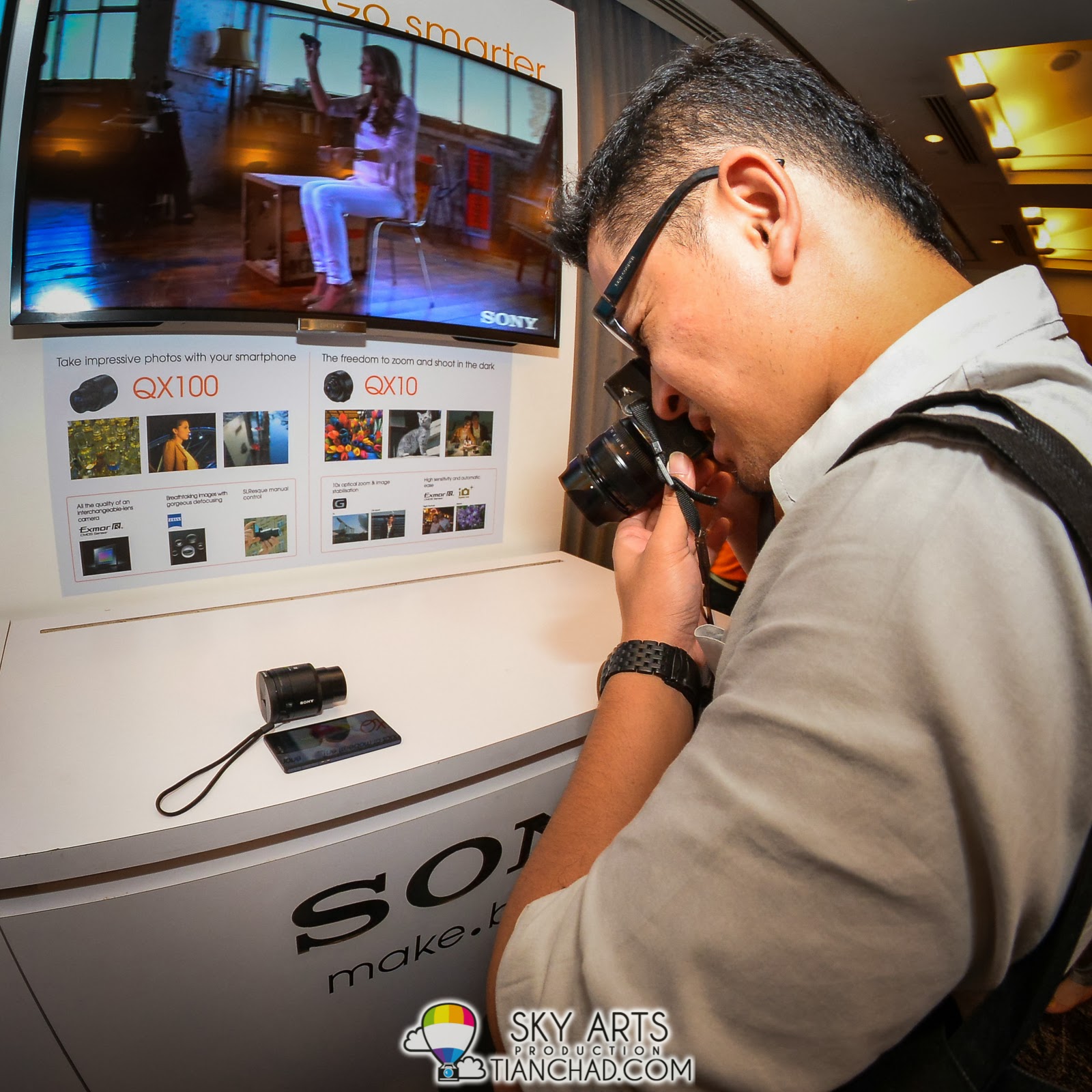 SONY NEW CAMERA LAUNCH 2013 NEX5T, QX10/QX100, Action Cam, A3000