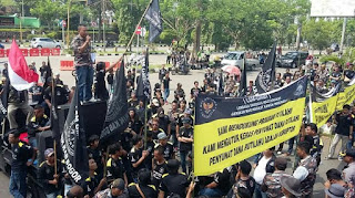 Demo GMBI tuntut bubarkan FPI, Sepi