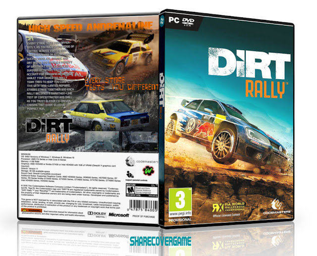 Dirt Rally Cover Game Pc