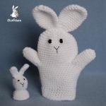 http://www.softiez.ca/uploads/2/8/2/2/28221735/bunny_puppets_free_crochet_pattern.pdf