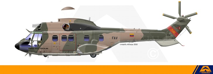 AS532 cougar venezuela nuevo camuflaje AAET