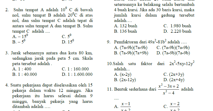 Konsep Soal Test Psikotes, Terbaru!