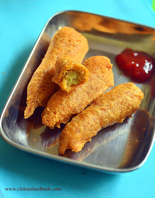 Baby Corn Bajji Recipe Baby Corn Fingers Recipe Chitra's Food Book