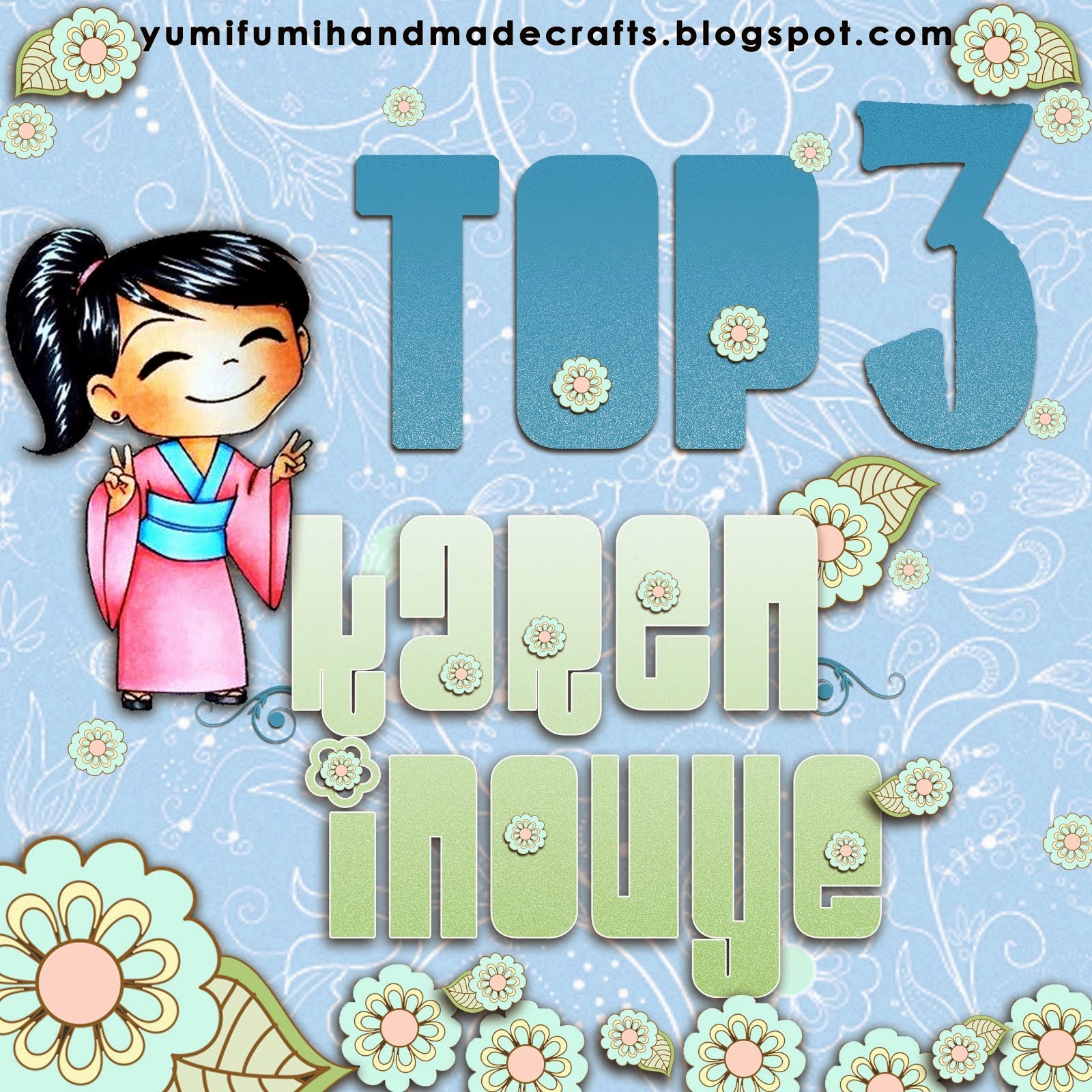 Yay, I made Top 3 on Yumi and Fumi Handmade