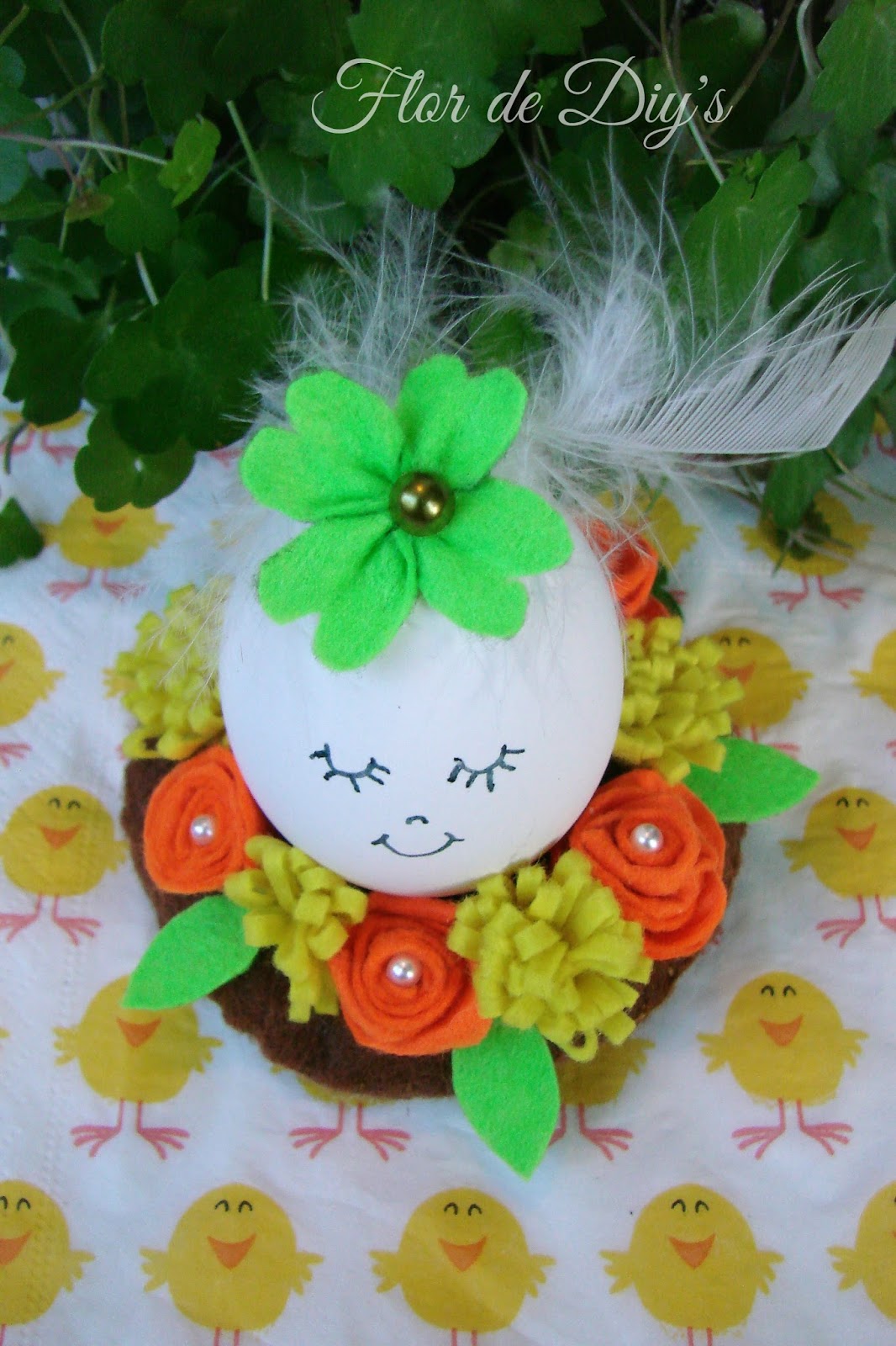 Flor de diy's: Decoración de Pascua