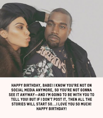 Lol... Check out Kim K's hilarious birthday message via her app to Kanye west
