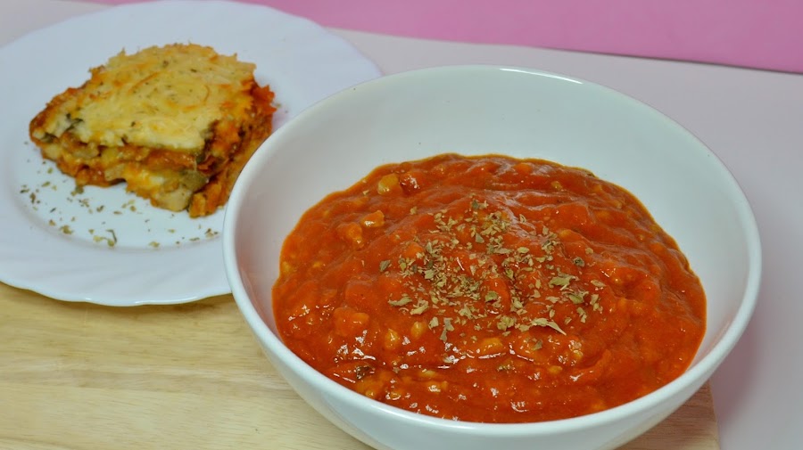 receta mousakka moussaka musaka lasagna lasaña boloñesa bolognesa