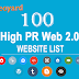 High PR web 2.0 websites to get free backlinks - 100+ Sites list 2016 Updated
