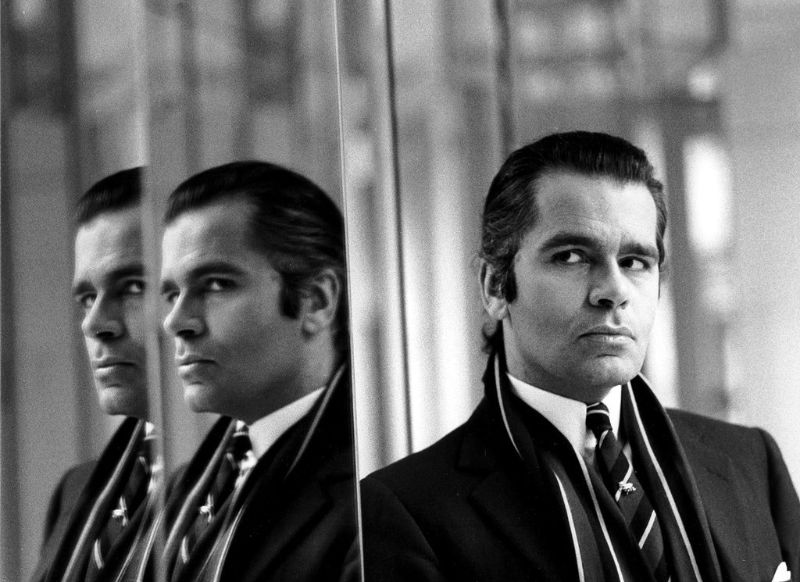30 Best Vintage Photos of a Young and Handsome Karl Lagerfeld in the