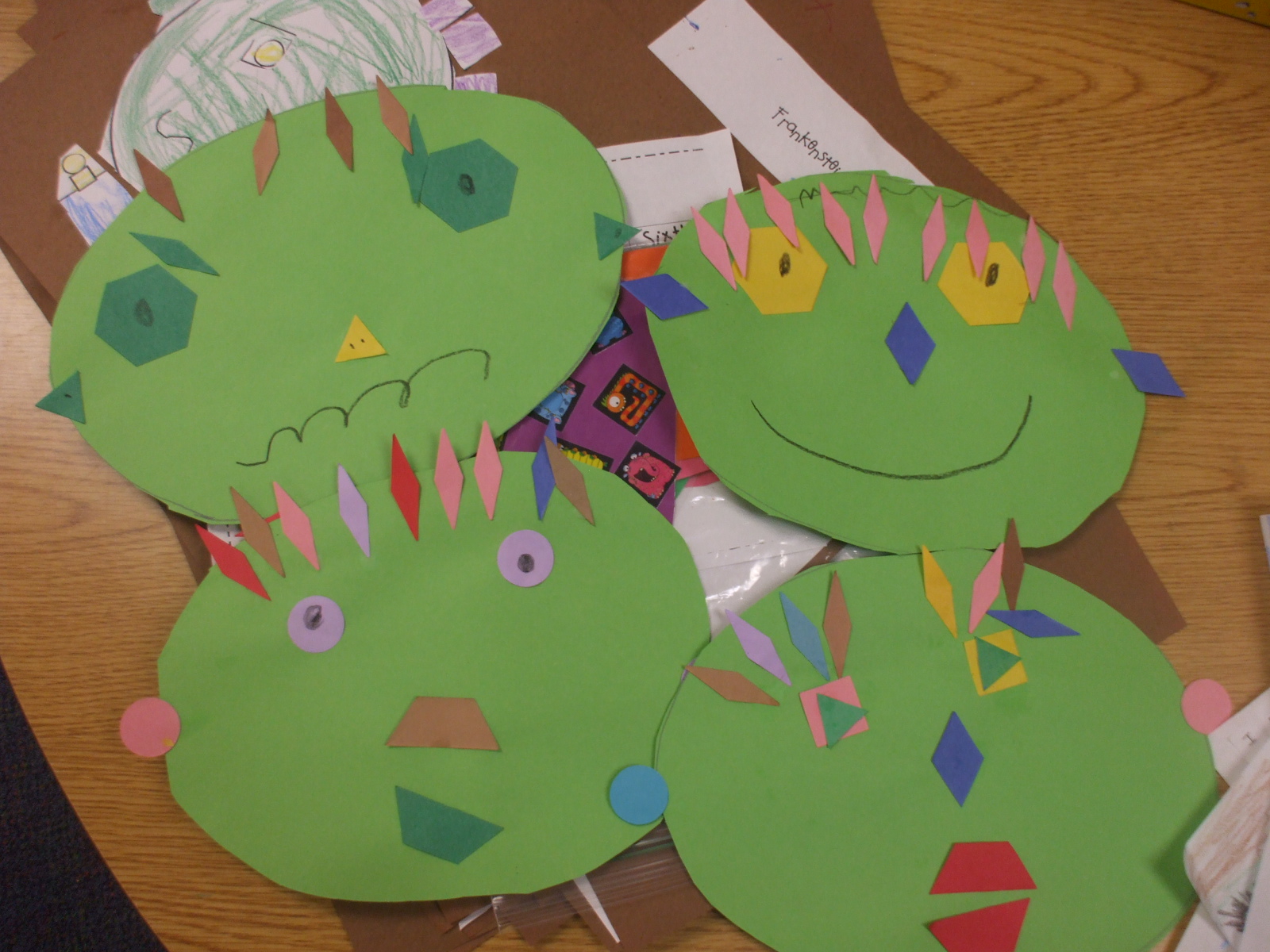 Mrs. Huff's Kinderblog: Monsters and More Fall Stuff