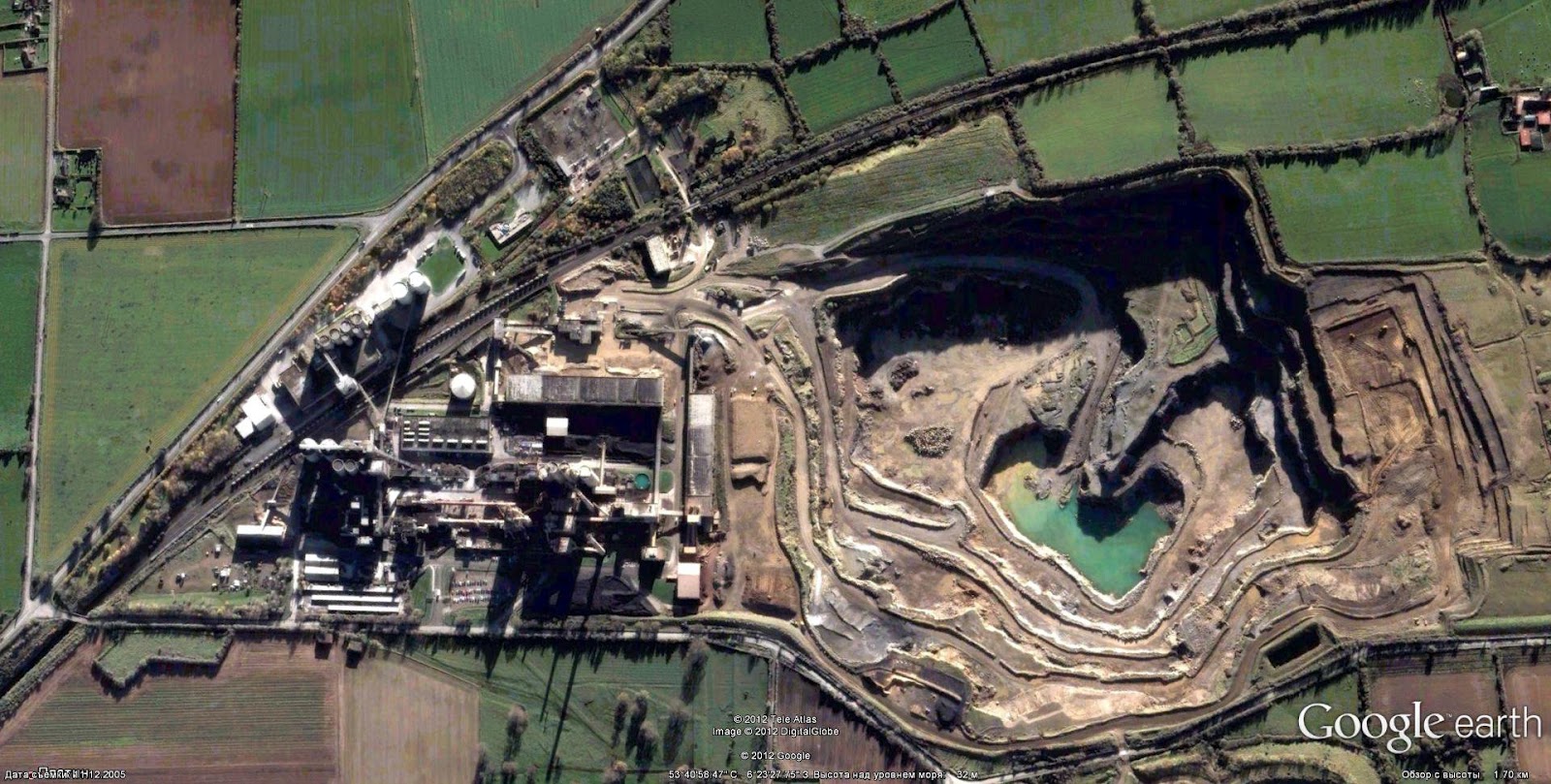 Stop frames of the Cement factory, Platin, Ireland...