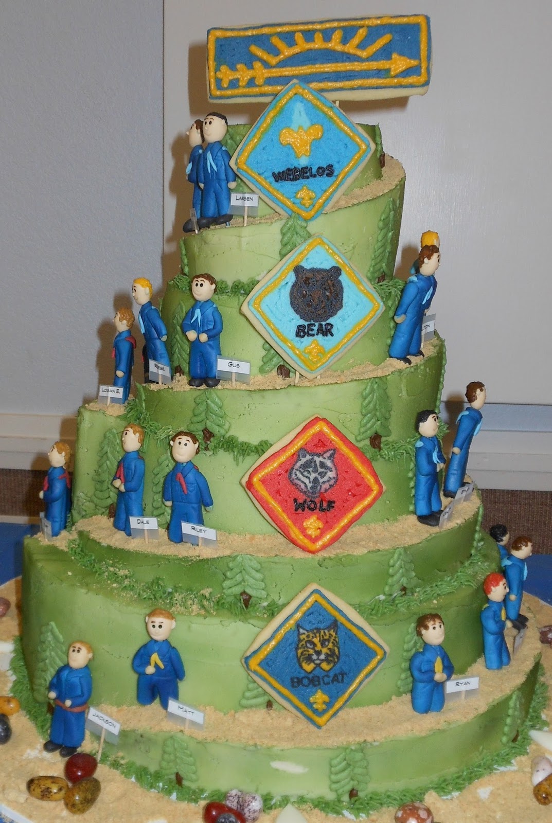 It's a piece of cake Cub Scout Blue and Gold Mountain Trail