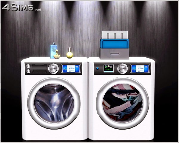 My Sims 3 Blog: Decorative Washing Machine and Dryer Combo by Mirel
