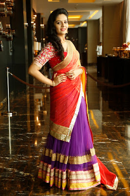 SriMukhi in Saree Photos