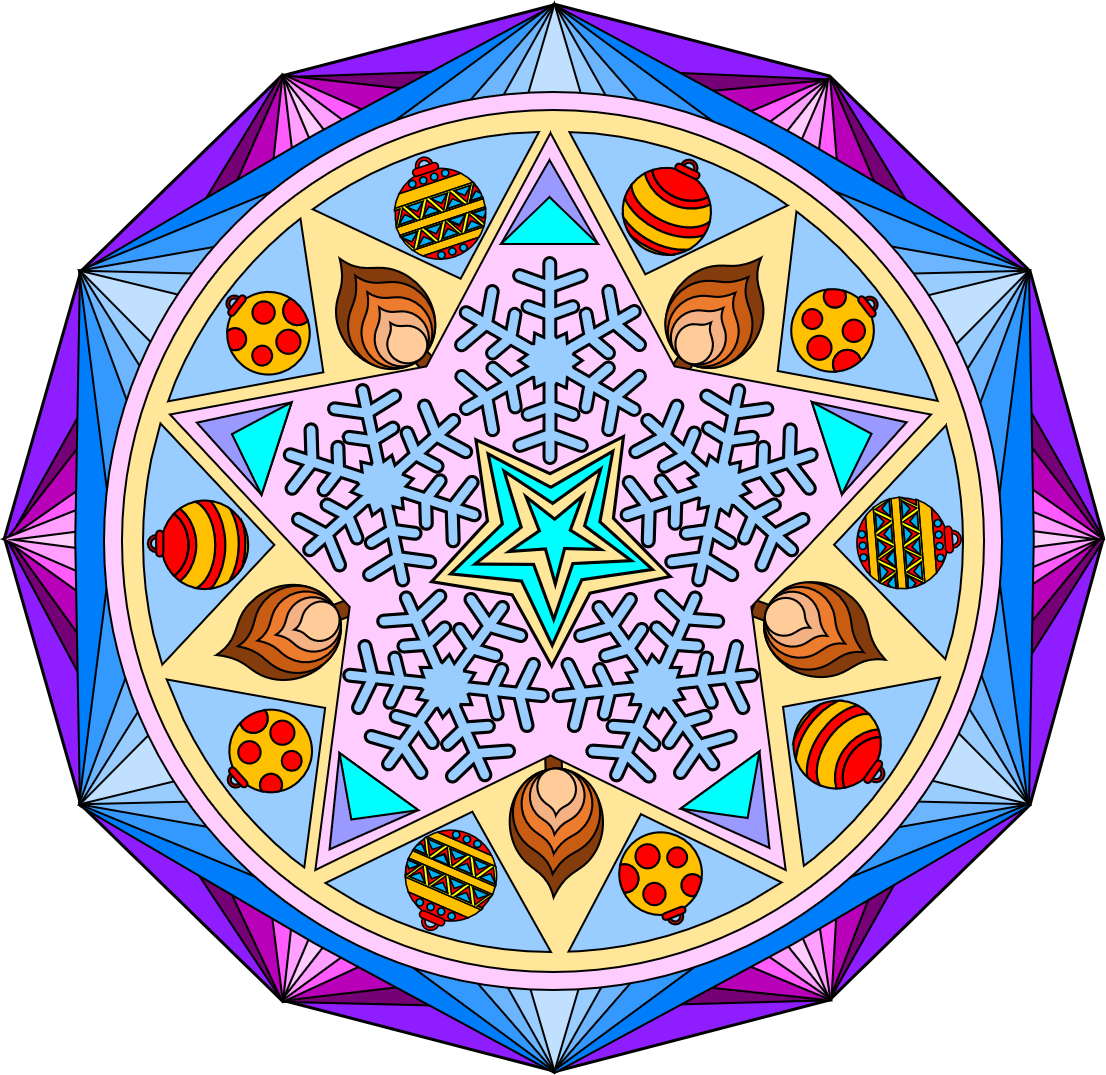 DECOTÂMETÂME: Dessins de Noël + mandalas