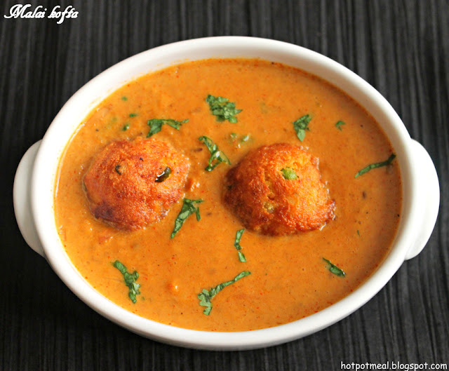 Hot pot cooking Malai kofta